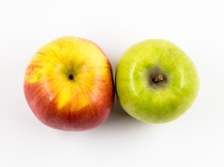 Healthy food. Homemade fruits, apples.