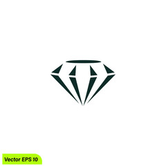 Diamond icon vector illustration logo template