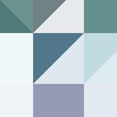 Obraz premium Abstract color Low-Polygones Generative Art background illustration
