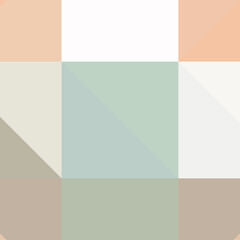 Fototapeta premium Abstract color Low-Polygones Generative Art background illustration