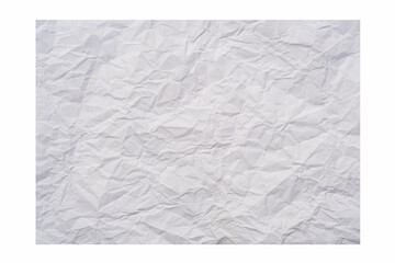 white crumpled paper texture ,abstract background