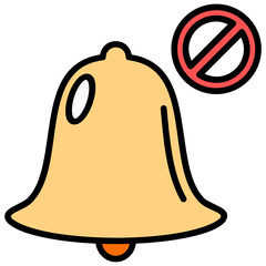 Notification off icon Vector