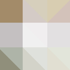 Naklejka premium Abstract color Low-Polygones Generative Art background illustration