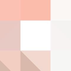 Fototapeta premium Abstract color Low-Polygones Generative Art background illustration