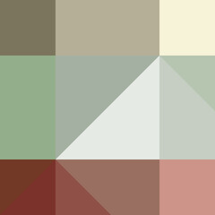 Fototapeta premium Abstract color Low-Polygones Generative Art background illustration