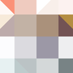 Abstract color Low-Polygones Generative Art background illustration