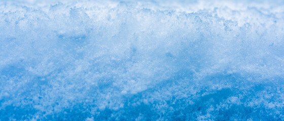 冷たいイメージ素材（積もった雪のクローズアップ）