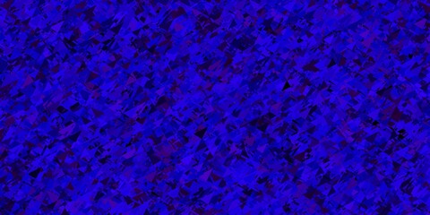 Dark blue, red vector pattern with polygonal shapes.