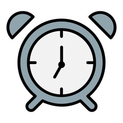 Alarm Filled Colour Icon