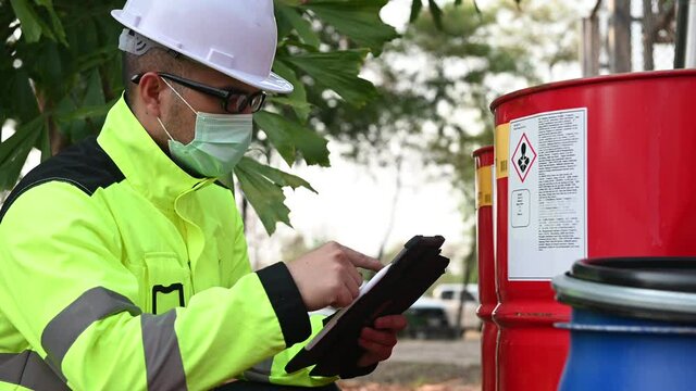 Engineer checks the fuel, checks the delivery of goods, checks the validity of the product.