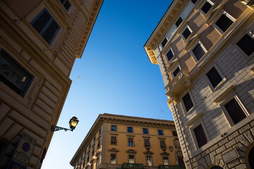 Obraz premium Via del Banco di Santo Spirito, Rome, Italy