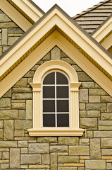 Window of a house in Vancouver, Canada.