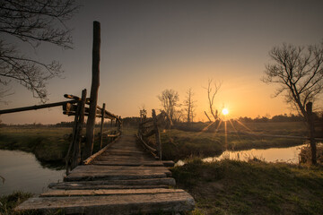 sunset over the river © Sieku Photo