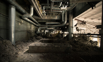 old abandoned factory