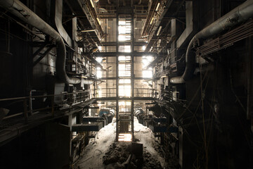 old abandoned factory