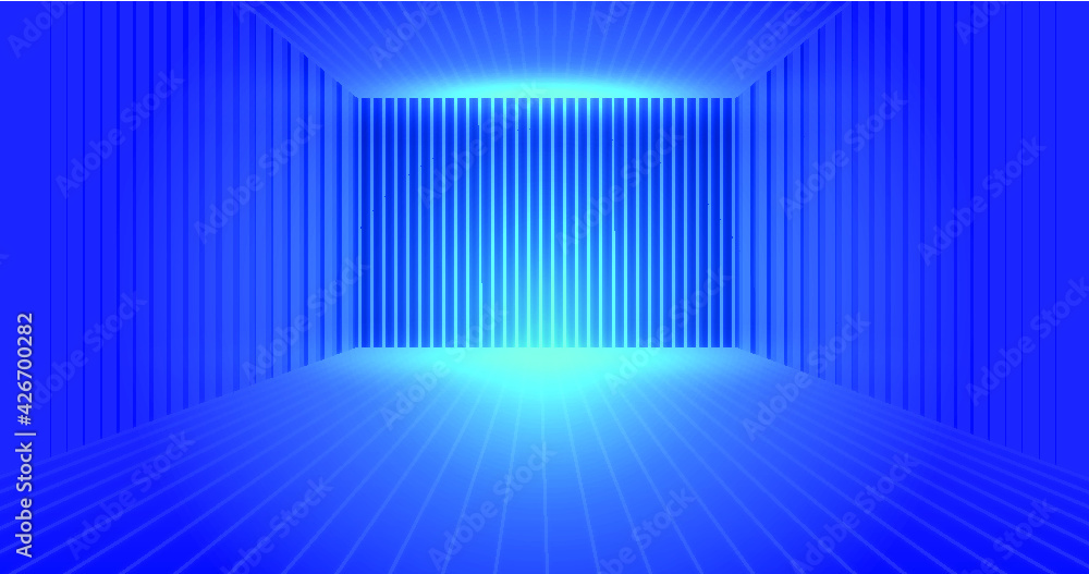 Poster lines build an extended space, a sense of science and technology, a sense of space background