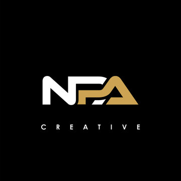 NPA Letter Initial Logo Design Template Vector Illustration