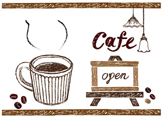 コーヒーのイラスト Wall Mural Wallpaper Murals Aonori コーヒーのイラスト Wall Mural Wallpaper Murals Aonori