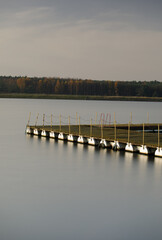pier on the river