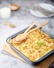 French national potato dish gratin