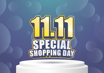 Sales promotion banner design for celebration of each month