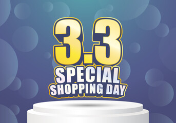 Sales promotion banner design for celebration of each month