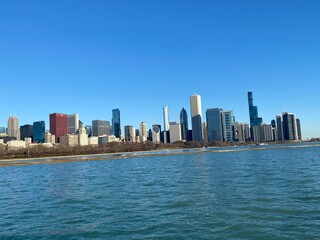 Fototapeta na wymiar Chicago the beautiful skyline