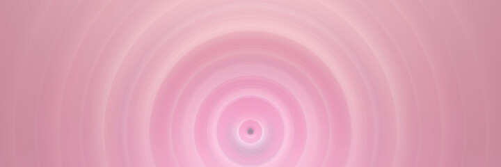 Abstract round pink background. Circles from the center point. Image of diverging circles. Rotation that creates circles.