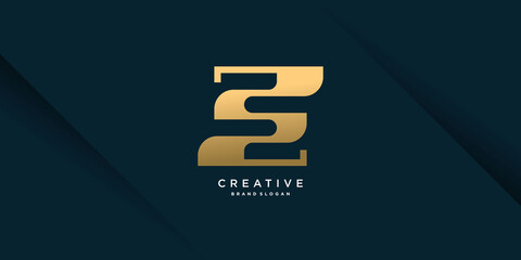 S logo with creative golden concept for company Premium Vector part 6