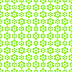 Abstract Seamless Pattern Green Doodle Background Vector