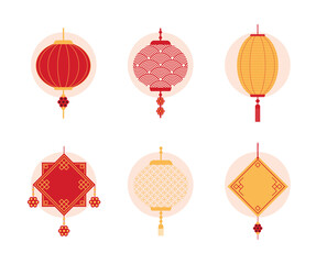 chinese ornaments icons