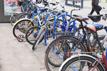 bicycles in the city