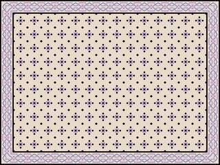 Vector Sicilian tile floor