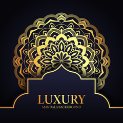 Luxury Mandala Islamic Background Design Template