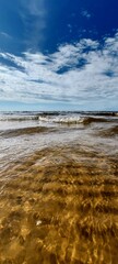 waves on the beach