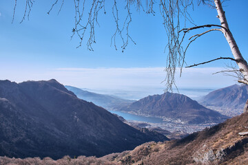 Scenario invernale sul Monte Resegone