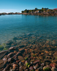caleta costera de Metri sur de Chile