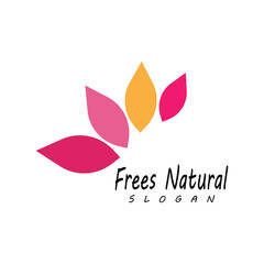 Beauty Vector lotus flowers design logo Template icon