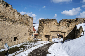 Rupea Citadel, one of the oldest archaeological sites in Romania.