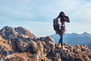 Obraz premium Trekking sul Resegone a Lecco