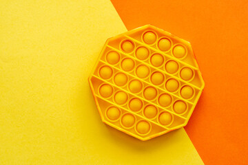Pop it fidget toy. Trendy antistress toy.