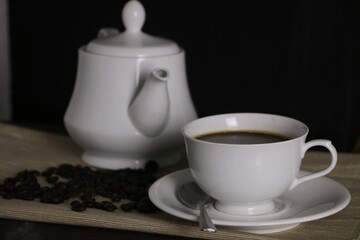 Coffee Cup With Kettle