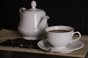 Coffee Cup With Kettle