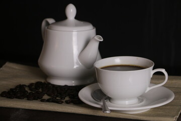 Coffee Cup With Kettle