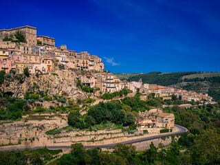 Fototapeta na wymiar a beautiful view of Ragusa Ibla