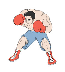 Boxer sport man