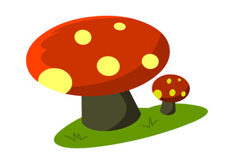 Mushroom illustration vector