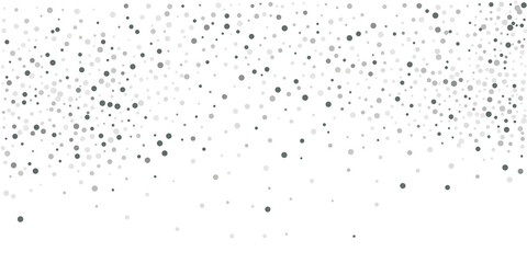 Silver shine of confetti on a white background.  Luxury festive background. Decorative element. Element of design. Vector illustration, EPS 10.