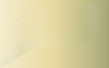 Vector abstract beige background with silver wavy lines. Light background for screensavers, website design.