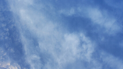 Clouds in the blue sky